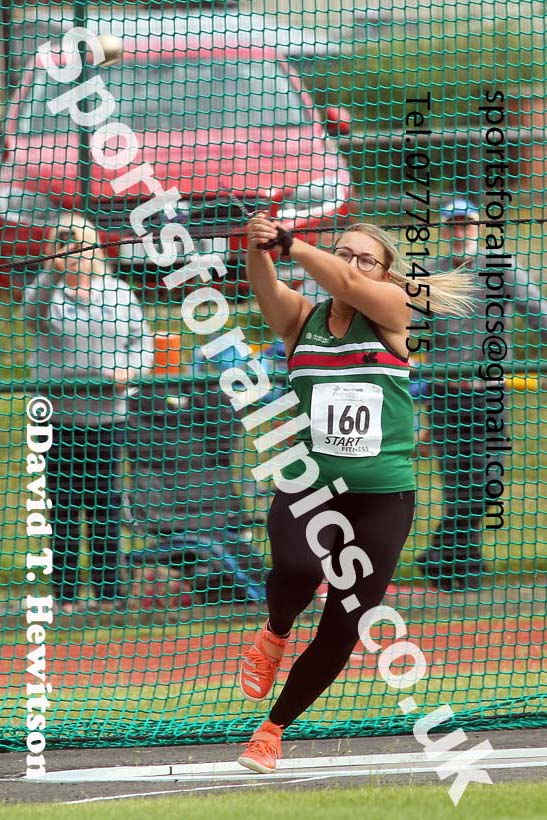 Womens hammer, 2021 Northern Senior and Under-20s Champs., Leigh. Photo: David T. Hewitson/Sports for All Pics